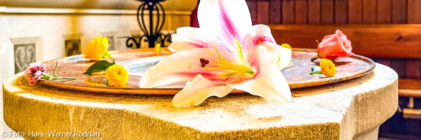 Taufbecken von St. Michael in Wolfratshausen